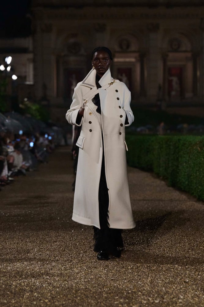manteau officier dior
