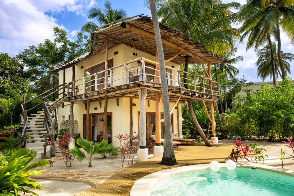 Une villa de l'hôtel White Sand sur l'archipel de Zanzibar. Crédits: White Sand.