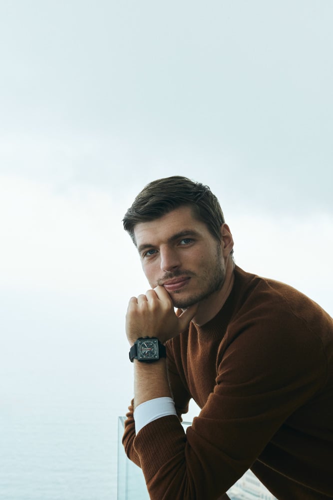 Max Verstappen photographié par Pierre-Alban Huë de Fontenay au Maybourne Riviera Hôtel.