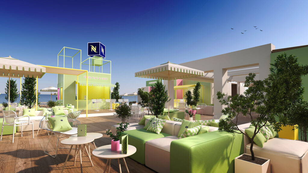 La plage Nespresso adresse Festival de Cannes