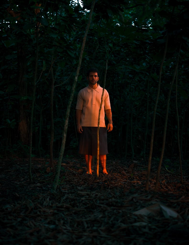 L'artiste Lucas Arruda photographié par Vidar Logi au Brésil pour Numéro art.