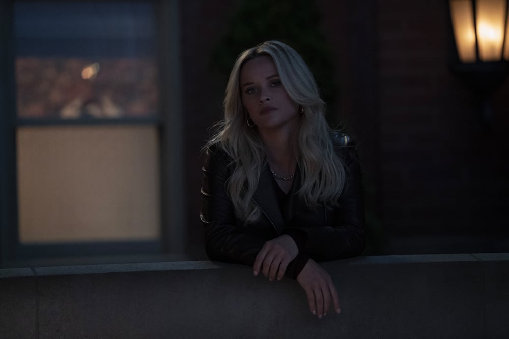 Photo de Reese Witherspoon dans la saison 4 de la série The Morning Show.